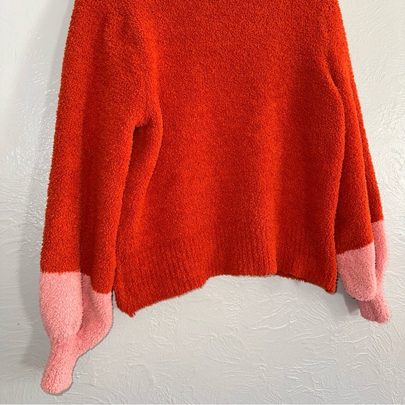 LC Lauren Conrad Red and Pink Crew Neck Sweater, Size S - Picture 6 of 10